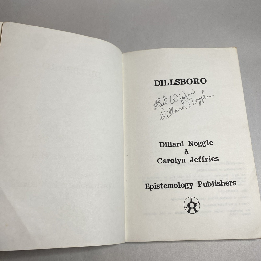 Dillsboro By Dillard Noggle & Carolyn Jeffries 1986 Author Signed RARE - Picture 11 of 16